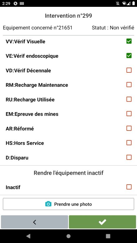 Progespi Mobile - Checklist de vérification personnalisable